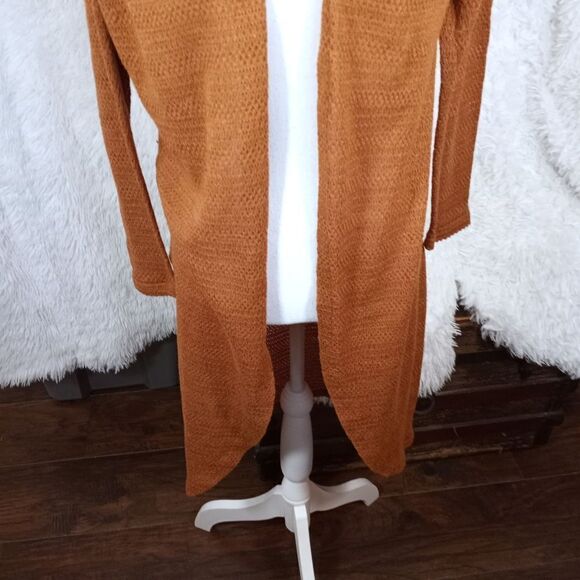 FOREVER 21 MUSTARD YELLOW CARDIGAN SZ.M EUC - Picture 4 of 7